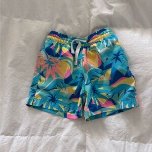Tropical Print Kids Shorts